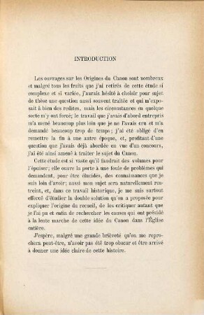 Le canon du Nouveau Testament : étude historique ; [thèse présentée a la Facultè de Théologie de l'Université de Genève pour obtenir le grade bachelier en théologie]