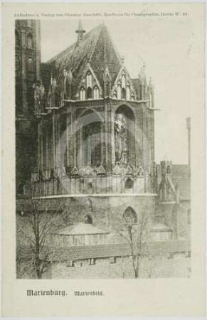 Schlosskirche der Marienburg von SO