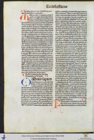 Liber Ecclesiasticus