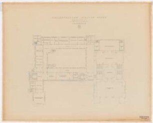 Schloss Posen, Posen Umbau: Grundriss 1. OG Variante 3