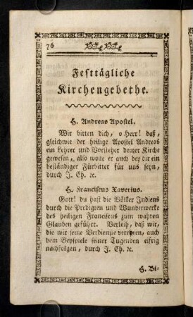 76-95, Festtägliche Kirchengebethe.