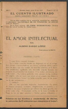 1918001700: El amor intelectual