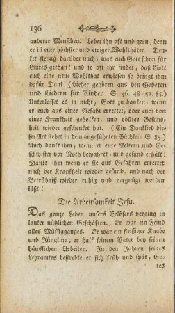 Die Arbeitsamkeit Jesu