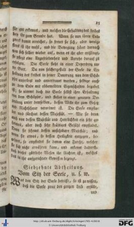 Siebzehnte Abtheilung.