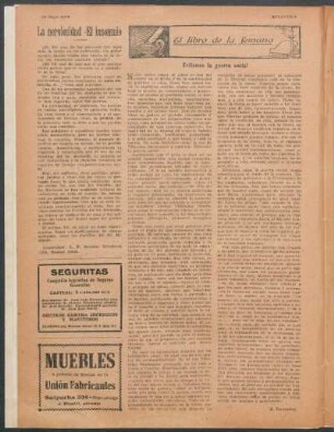 El libro de la semana : Evitemos la guerra social