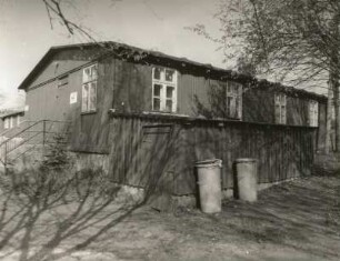 Neuhausen-Cämmerswalde, Hauptstraße 63. Bibliothek (Baracke)
