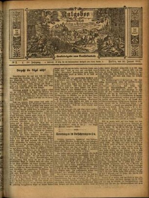 Ausgabe vom Sonntag, den 26. Januar 1913.