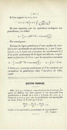 Question proposée.