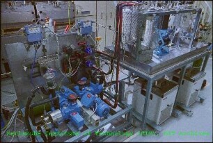 Detail einer unbekannten Anlage am Institut für Technische Chemie/Bereich Chemisch-Physikalische Verfahren (ITC/CPV)