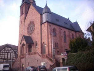 Sommerau - Neue Kirche von der Ortsseite