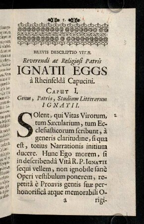 1-10, Caput I.