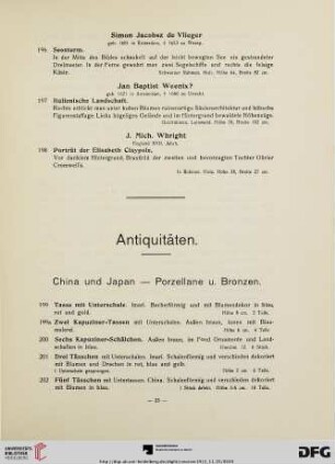 Antiquitäten (Nr. 199-659)