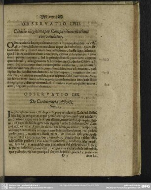 Observatio LIX. De Contumacia Actoris
