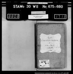 Zivilstandsregister Schlewecke (Kanton Harzburg)