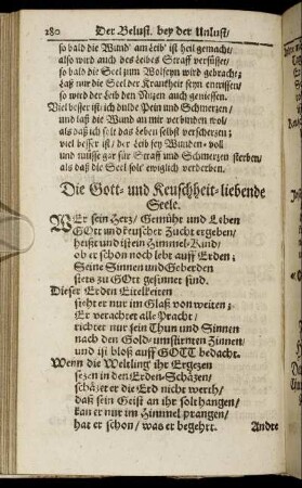 Die Gott- und Keuschheit-liebende Seele – Die Sterbens-Begierde