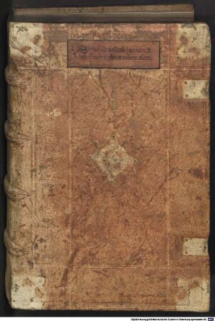 Sermones medicinales septem : Sermo 1 und 3-7 korrigiert von Johannes Antonius Bassinus, 2 von Caesar de Landulfis, 3. De membris capitis
