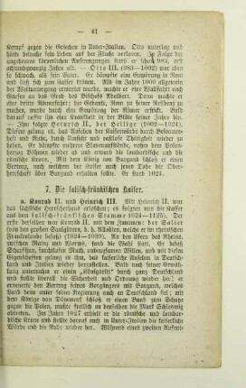 7. Die salisch-fränkischen Kaiser