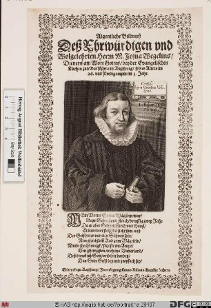 Bildnis Josua Wegelin