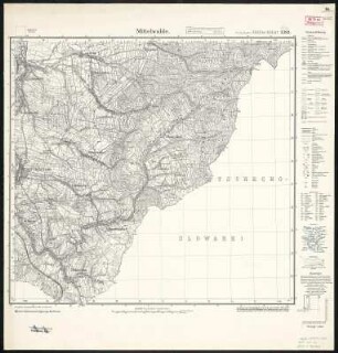 Meßtischblatt 3382 : Mittelwalde, 1919 : Mittelwalde. - Aufn. 1881, bericht. 1919. - 1:25000. - [Berlin]: Preuss. Landesaufnahme, 1919. - 1 Kt.