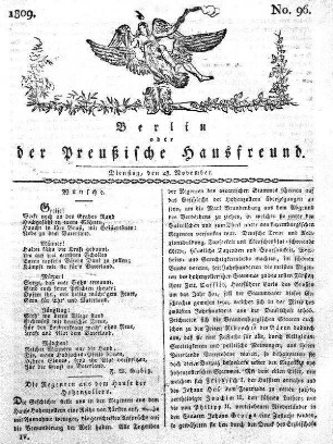 No. 96., 28. November 1809