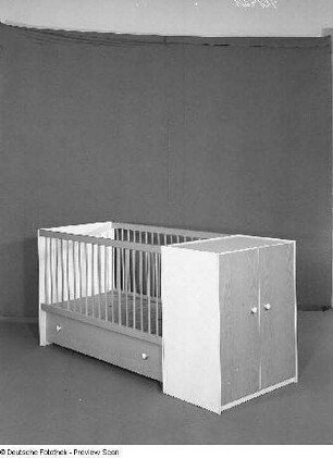 Kinderbett mit Schränkchen (Kompaktbett) (Modell 720/2)