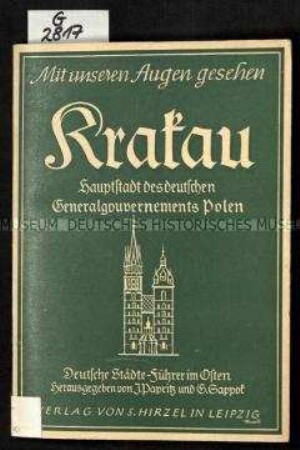 Nationalsozialistischer Stadtführer für die Stadt Krakau zur Zeit der deutschen Besatzung