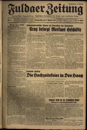 Ausgabe vom Donnerstag, den 07. Januar 1937.