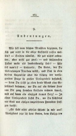 9. Andeutungen