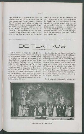 De teatros