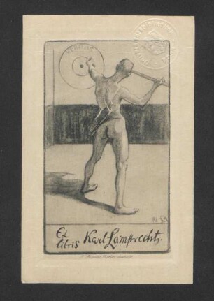 Ex libris Karl Lamprecht