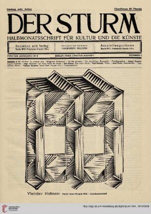 Nummer 4 (Zweites Maiheft 1914)