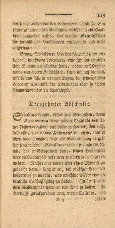 Dreyzehnter Abschnitt.