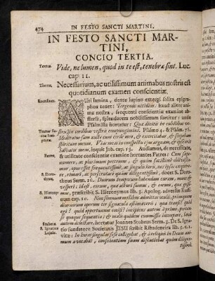 474-479, Concio Tertia