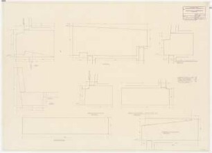 I.G.-Farben, Frankfurt/Main Verwaltungsgebäude: Stein-Details Zwischenfronten seitlich der Ausstellungshalle 1:1