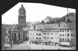 Meißen. Markt mit Frauenkirche