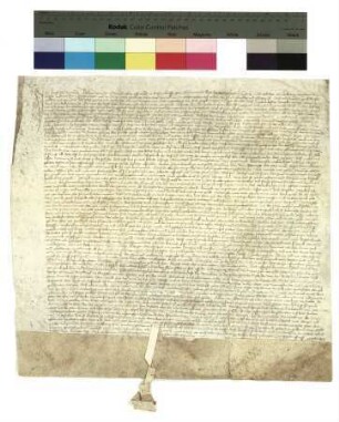 Revers über die Verschreibung von Ludwigstein an Georg von Buttlar