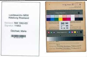 Entnazifizierung Martha Deichsel, geb. 11.10.1894 (Lehrerin)