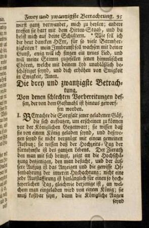 95-104, Die drey und zwanzigste Betrachtung. - Die vier und zwanzigste Betrachtung.