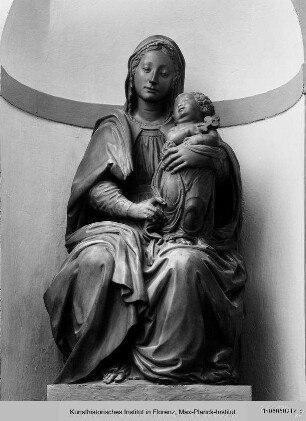 Thronende Madonna mit Kind - Madonna della Misericordia
