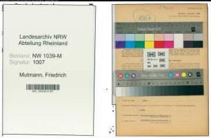 Entnazifizierung Friedrich Mutmann , geb. 07.02.1901 (Kaufmann)
