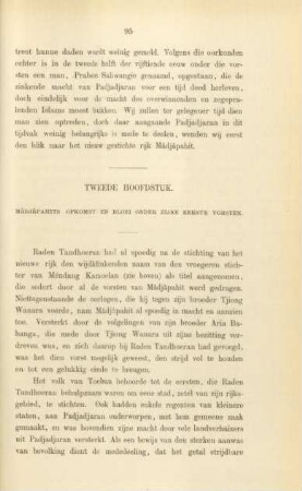 Tweede hoofdstuk. Mâdjâpahits opkomst en bloei onder zijne eerste vorsten