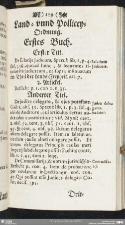 Land- unnd Policey-Ordnung