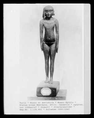 Statue eines Mädchens, XVIII. Dynastie