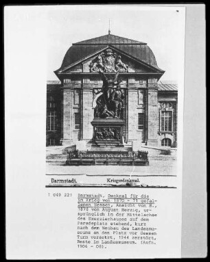 Denkmal für die im Krieg von 1870-1871 gefallenen Hessen