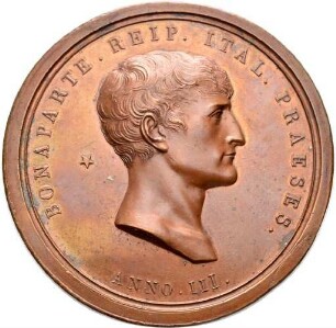 Medaille auf ein vereiteltes Attentat auf Napoleon in Paris 1800