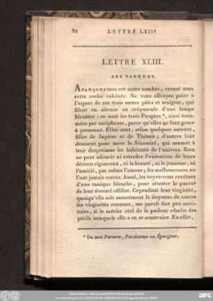 Lettre XLIII.