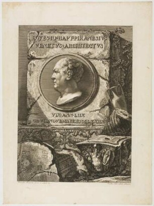 Portrait Giovanni Battista Piranesi (Frontispiz)