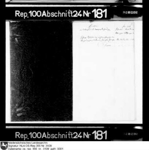 Manualrechnung über die Aktiv- und Passivkapitalien des säkularisierten Domkapitels Osnabrück