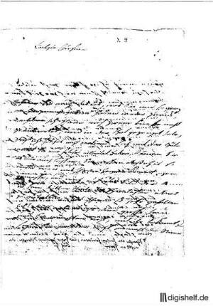 9: Brief von Justus Möser an Jenny Friederici