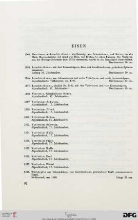 Eisen (Nr. 1344-1398)